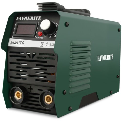 Сварочный аппарат инверторный FAVOURITE MMA-300A с экраном 45 кВт электрод до 5 мм 70 ПВ 840200₽