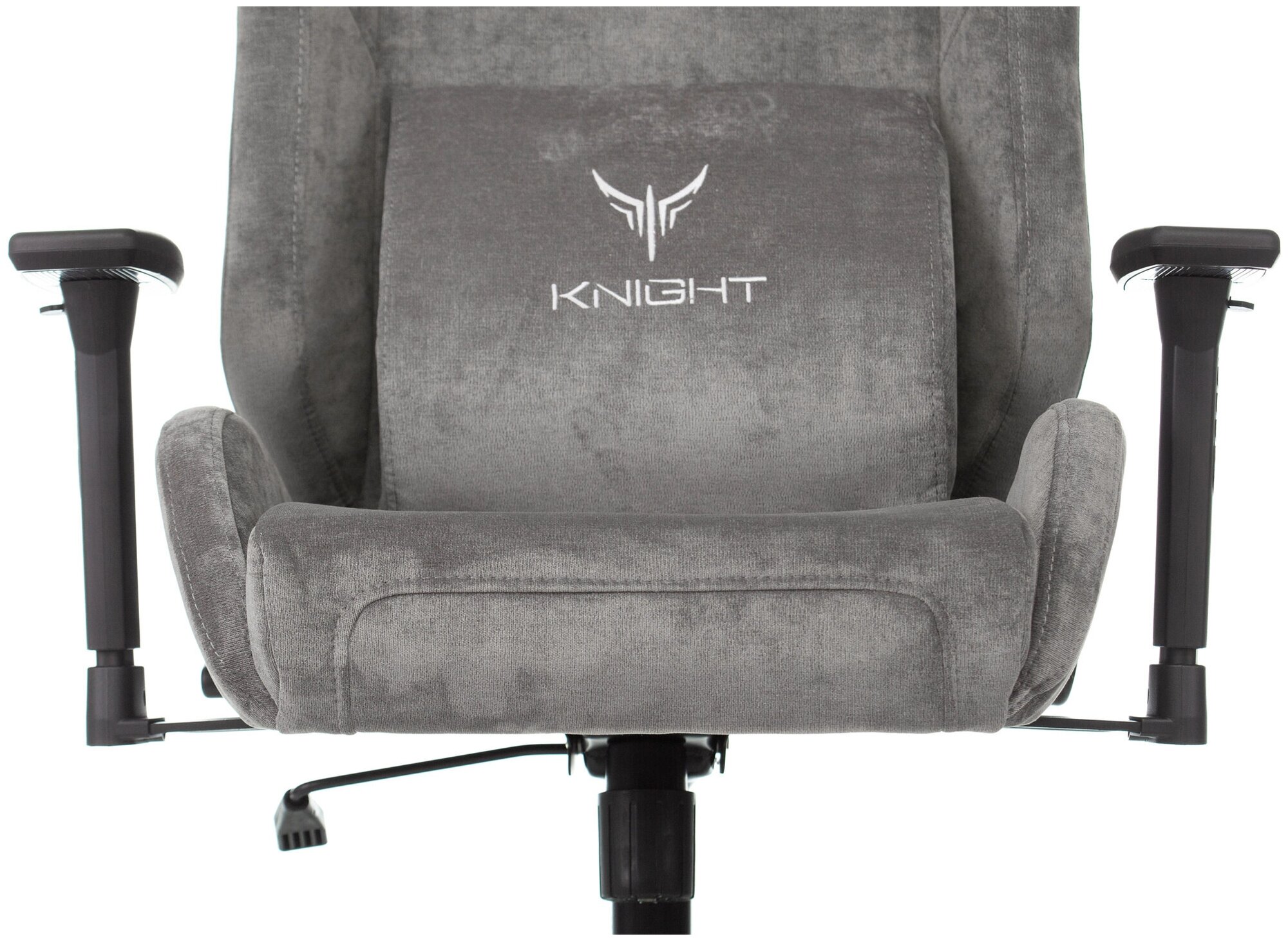 Компьютерное кресло Бюрократ Knight N1 Fabric игровое, обивка: текстиль, цвет: серый