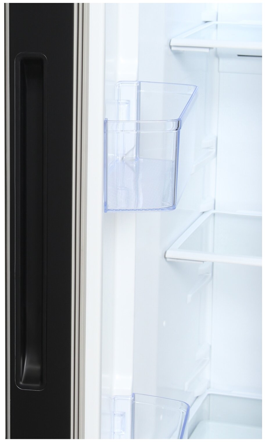 Холодильник Side by Side Hyundai CS5003F черное стекло - фотография № 9