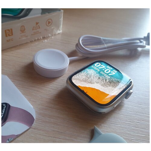 Cмарт часы X8 PRO оригинал Watch 8 Умные часы Без рамочные Цвет Серебро 279000₽