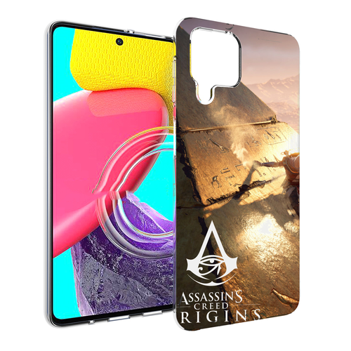 чехол mypads assassin s creed origins для samsung galaxy a14 5g задняя панель накладка бампер Чехол MyPads Assassin's Creed Origins для Samsung Galaxy M53 (SM-M536) задняя-панель-накладка-бампер