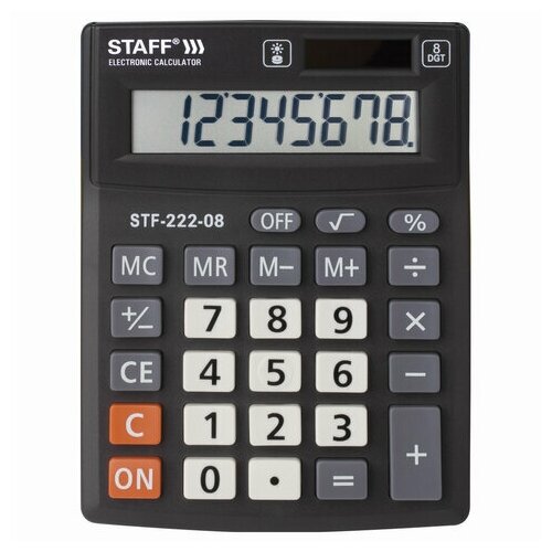Калькулятор настольный (8 разрядов) (STF-222 (250418) Staff - фото №3