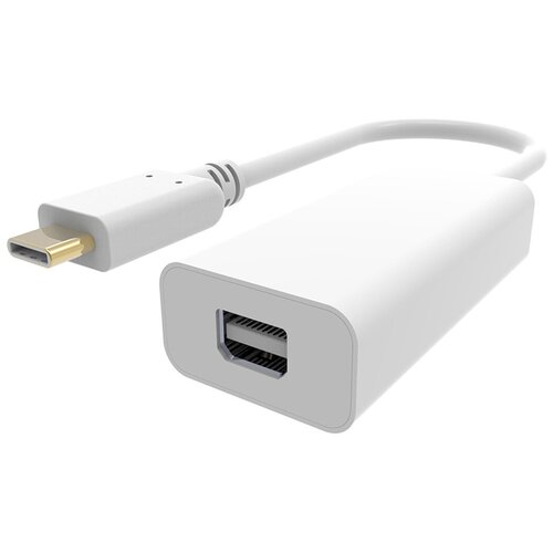 Адаптер Buro BHP RET TPC_MDP USB Type-C (m) miniDisplayPort (f) белый кабель buro bhp usb tpc 3w usb m usb type c m 3м белый