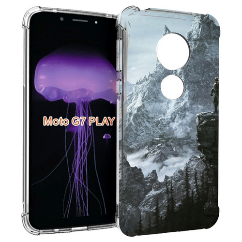 Чехол MyPads The Elder Scrolls V Skyrim для Motorola Moto G7 Play задняя-панель-накладка-бампер чехол mypads the elder scrolls online для motorola moto g53 задняя панель накладка бампер