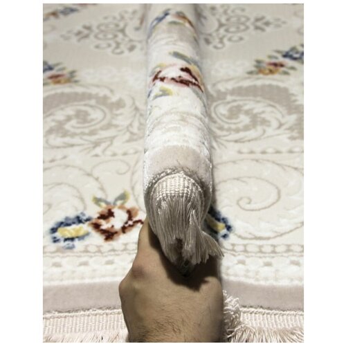 Ковер 08325A - BEIGE / BEIGE - Овал - коллекция TRUVA 2.34x3.40