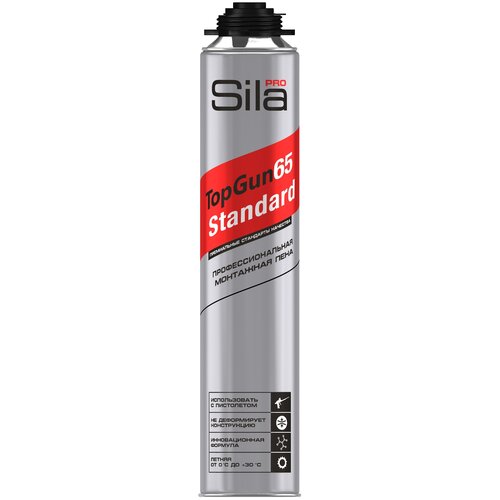 Sila Pro TopGun 65 STANDARD профессиональная монтажная пена 850 мл SPTGS65 418₽