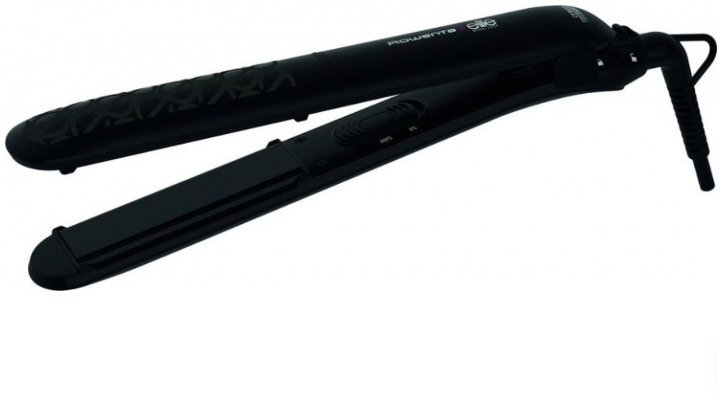 Выпрямитель для волос Rowenta, черный, простое управление и постоянный нагрев до 200 °C - фотография № 1