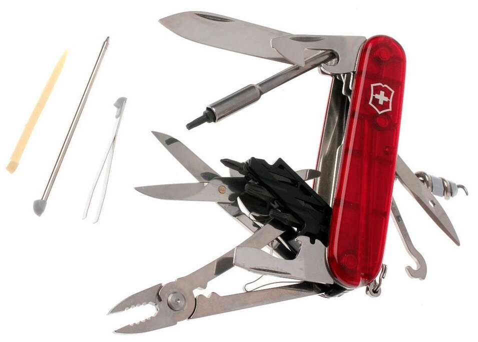 Нож перочинный Victorinox CyberTool M (1.7725.T) 91мм 32функций красный карт.коробка - фото №3