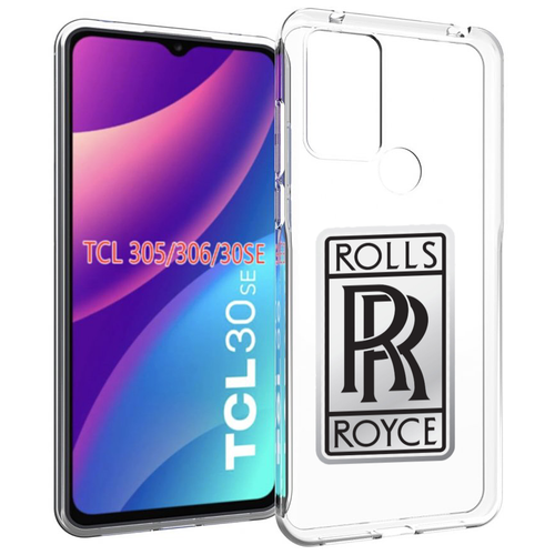 Чехол MyPads Rolls-Royce мужской для TCL 30SE / TCL 305 / TCL 306 / TCL 30E задняя-панель-накладка-бампер чехол mypads world of tanks мужской для tcl 30se tcl 305 tcl 306 tcl 30e задняя панель накладка бампер