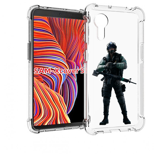 Чехол MyPads Tom-Clancy's-Rainbow-Six-2 для Samsung Galaxy Xcover 5 задняя-панель-накладка-бампер чехол mypads tom clancy s rainbow six 2 для samsung galaxy xcover pro 2 задняя панель накладка бампер