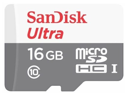 Память microSD 16Gb SanDisk SDSQUNS-016G-GN3MN .