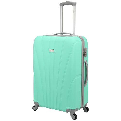 фото Чемодан belletti 1024-73 (бирюзовый/серый) l-большой на колесах