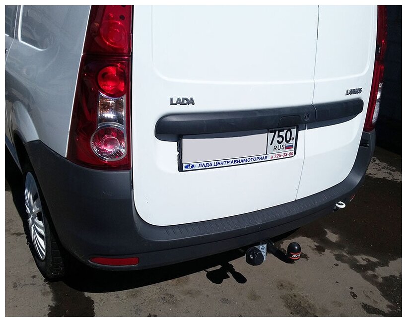 Фаркоп AvtoS на Renault Logan Estate, Lada Largus 2007, 2012, тип крюка "A", г/в.н. 1300/75кг, - фото №8