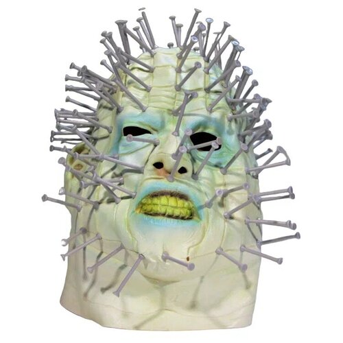 фото Латексная маска пинхед из восставшего из ада, реквизит для косплея, страшная латексная маска героев фильмов, реалистичная маска на хэллоуин филькина грамота