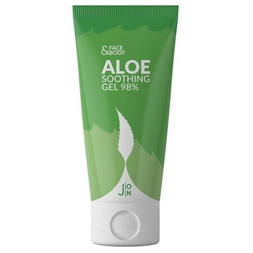 J:ON Гель универсальный алоэ Face  & Body Aloe Soothing Gel 98%, 200 мл.