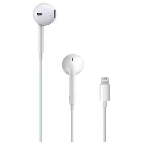 Проводные наушники Apple EarPods (Lightning), белый