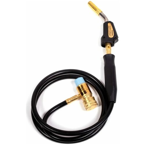 Газовая паяльная горелка с пьезоподжигом W-03 FLAME, с рукавом (мапп - газ)