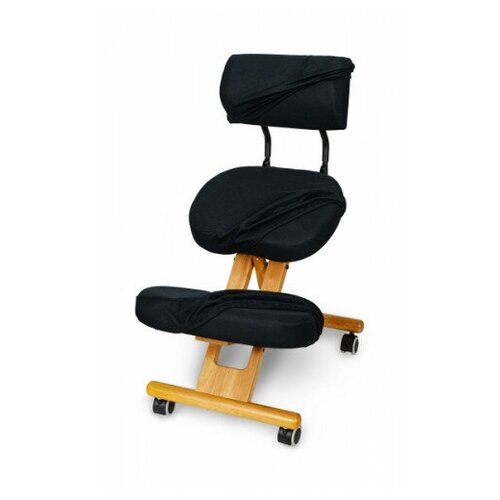 Деревянный коленный стул со спинкой Smartstool KW02B