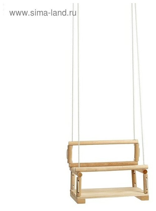 Кресло подвесное деревянное, сиденье 28x28см