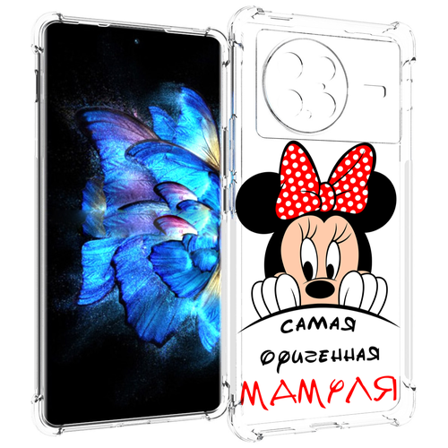 Чехол MyPads Самая лучшая мамуля Мини Маус для Vivo X Note 5G задняя-панель-накладка-бампер
