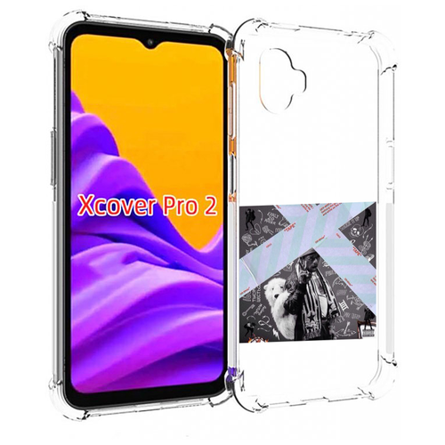 Чехол MyPads Lil Uzi Vert - Luv Is Rage 2 для Samsung Galaxy Xcover Pro 2 задняя-панель-накладка-бампер чехол mypads lil uzi vert luv is rage 2 для samsung galaxy z fold 4 sm f936 задняя панель накладка бампер