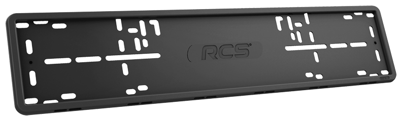 Рамка RCS черная силиконовая для номера автомобиля, последняя версия 4.0