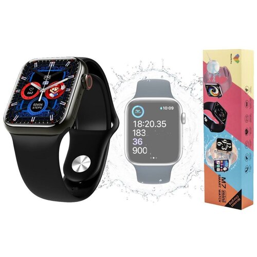 Смарт часы M7 Mini черные 360000₽