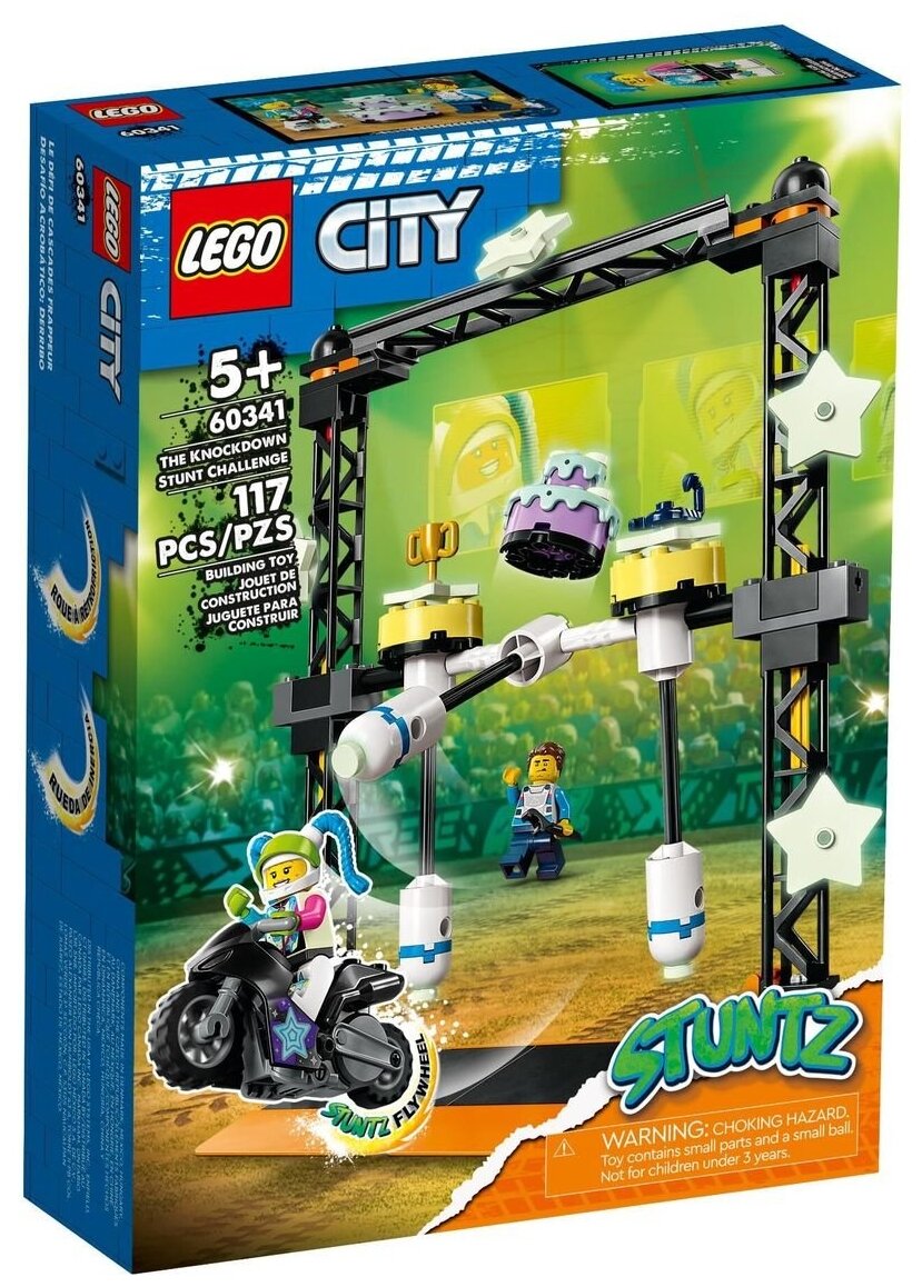 Конструктор Lego City 60341 Трюковое испытание Нокдаун