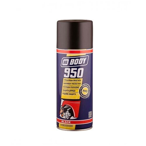 Body Спрей-мастика 950 черная 0.4 кг 6 (Производитель: HB BODY 510.02.0000.0)