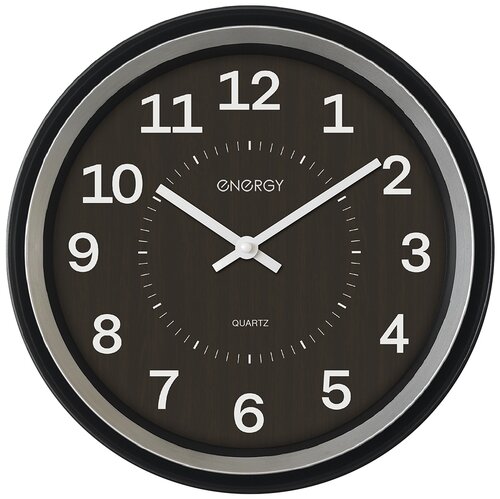 Часы настенные кварцевые Energy ЕС-143, черный