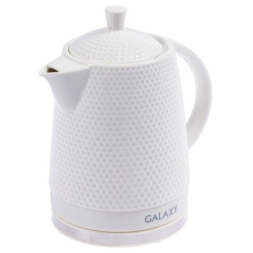 Чайник электрический Galaxy GL 0507 керамика 18 л 1400 Вт автоотключение белый 517900₽