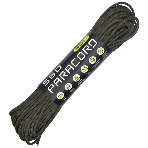 Паракорд 550 CORD nylon 30м (army green)