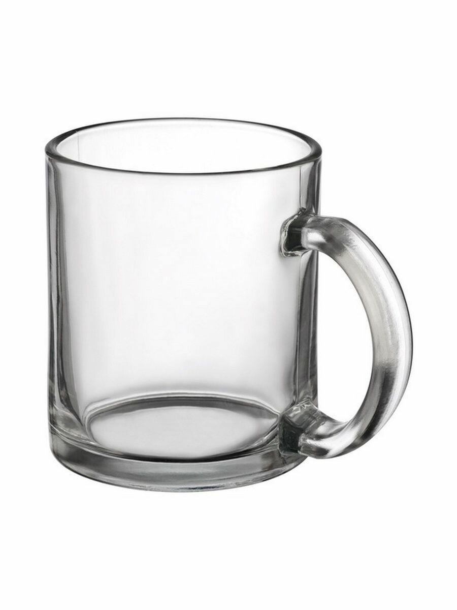 Кружка для чая Osz Набор 2 кружки Диаметр 8см Высота 9.5см 320мл стекло Прозрачный Посуда