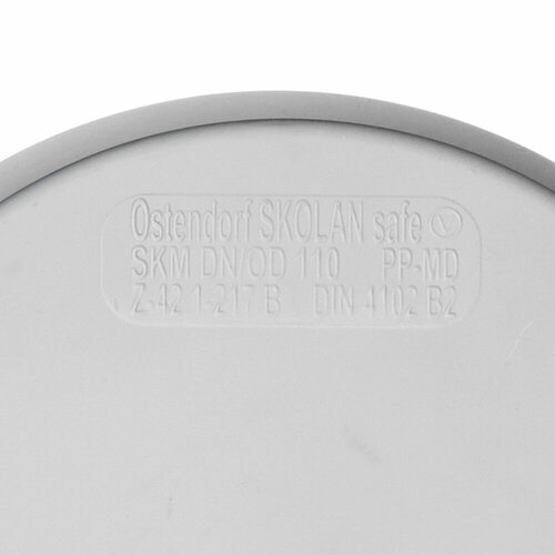 Заглушка Ostendorf SKM (335620) d110 мм пластиковая бесшумная для внутренней канализации заглушка ostendorf skm d58 мм пластиковая бесшумная для внутренней канализации 332620
