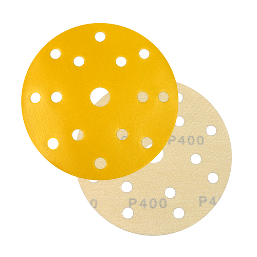 Круг шлифовальный бумажный P400 Betacord Yellow Diamond 15 отв. D150 мм (100 шт)