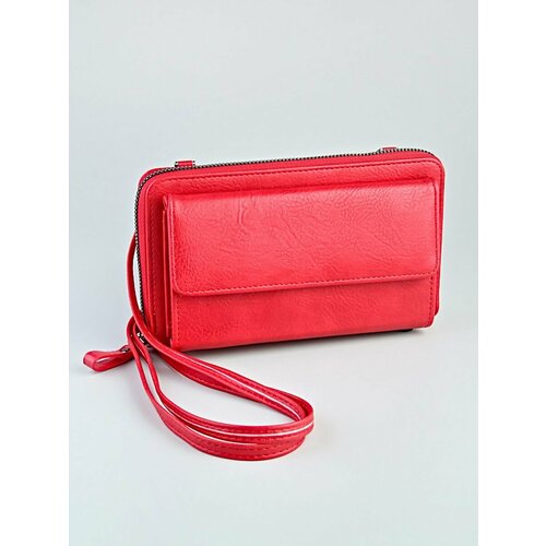 фото Сумка клатч , фактура гладкая, красный babak