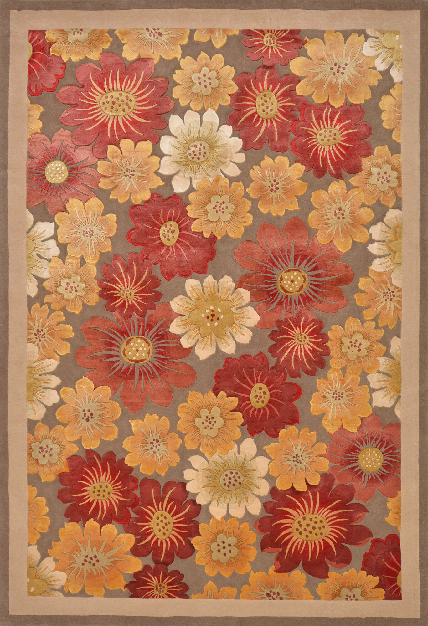 фото Тибетский ковер ручной работы Gerbera (Finezza), 170х240 см.