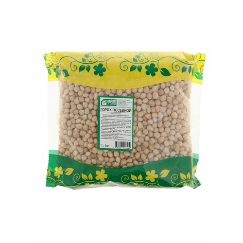 Семена Горох Зеленый уголок, посевной, 1 кг