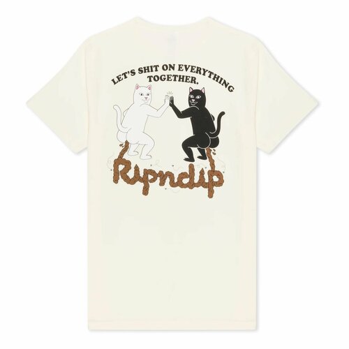 Футболка RIPNDIP, размер L, бежевый футболка ripndip размер l синий