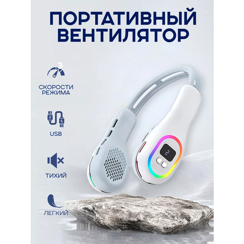 Вентилятор портативный с охлаждением беспроводной на шею S57 220000₽
