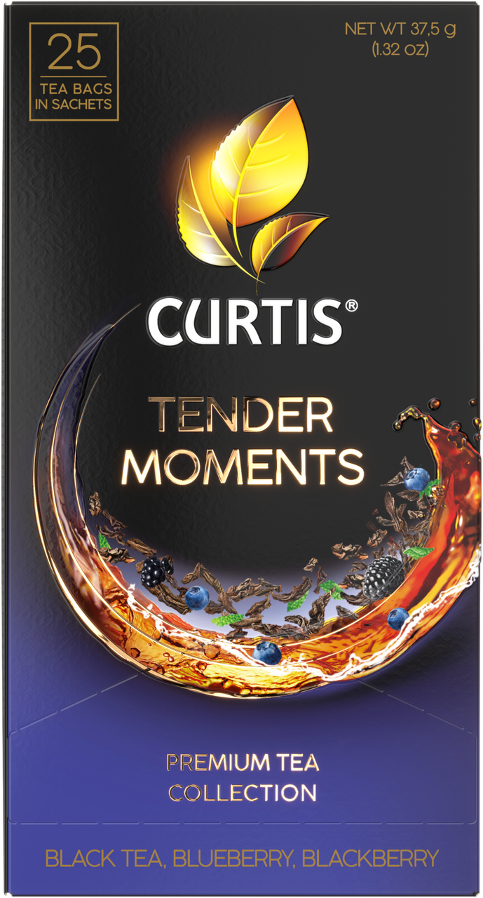 Чай черный Curtis Tender Moments, пакетированный, 1,5 г × 25 шт.