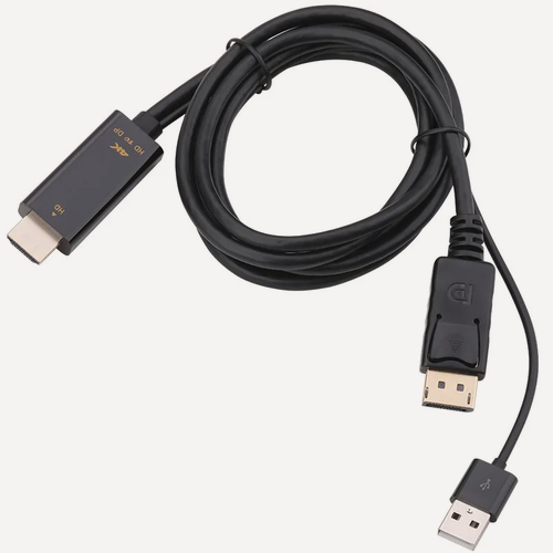 Изображение товара Кабель-конвертер PALMEXX из HDMI в DP DisplayPort, 4K@60Гц, длина 1.8м