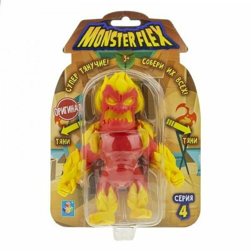 Игрушка 1Toy Monster Flex Серия 4 Огненный монстр бомбер printio огненный монстр