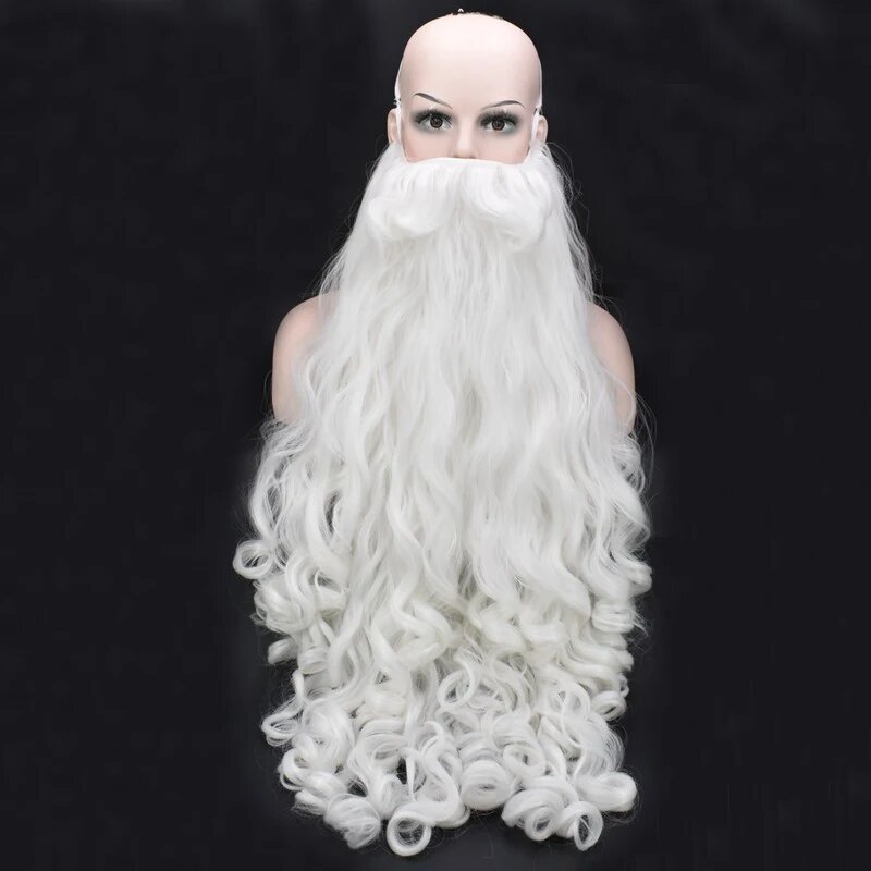Косплей парик борода Дед Мороз cosfans only beard Один размер