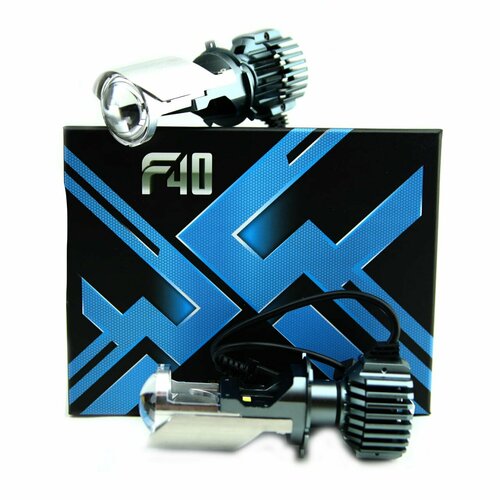 Мини линзы лампы H4 F40 LED