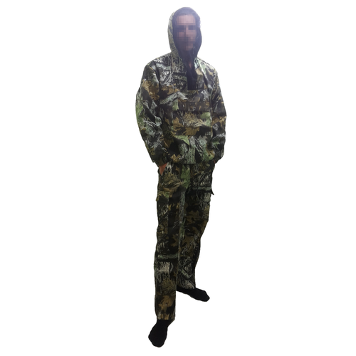 маскировочный камуфляжный костюм халат размер l 175 190см маскировка для снайпера охотника страйкбола и охоты леший кикимора засидка Летний антимоскитный костюм Леший 44-46