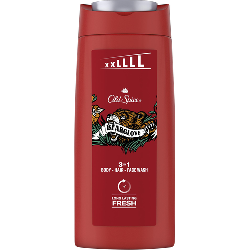 гель для душа и шампунь old spice bearglove 675 мл Гель для душа мужской OLD SPICE 3в1 Bearglove, 675мл