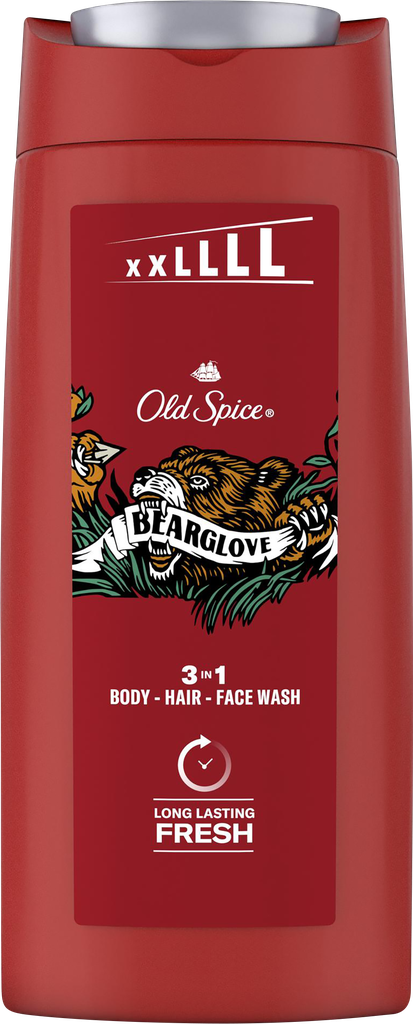 Гель для душа мужской OLD SPICE 3в1 Bearglove, 675мл