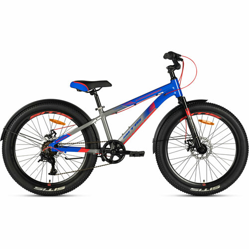 Велосипед городской SITIS CROSSER Rigid SCR24MD 24 2024 хардтейл ригид детский для мальчиков алюминиевая рама 7 скоростей дисковые механические тормоза цвет Navy-Grey-Red синийсерыйкрасный цвет размер рамы 12 для роста 130-145 см 2647100₽