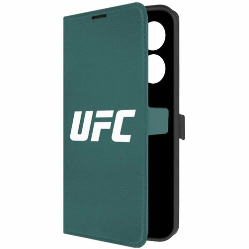 Чехол-книжка Krutoff Eco Book для TECNO Camon 20 UFC (зелёный опал)